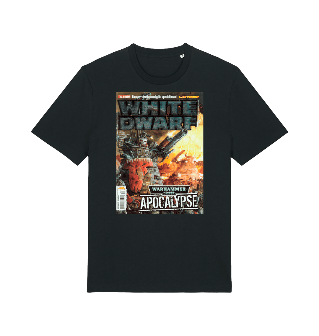 Black Printed T-shirt Front